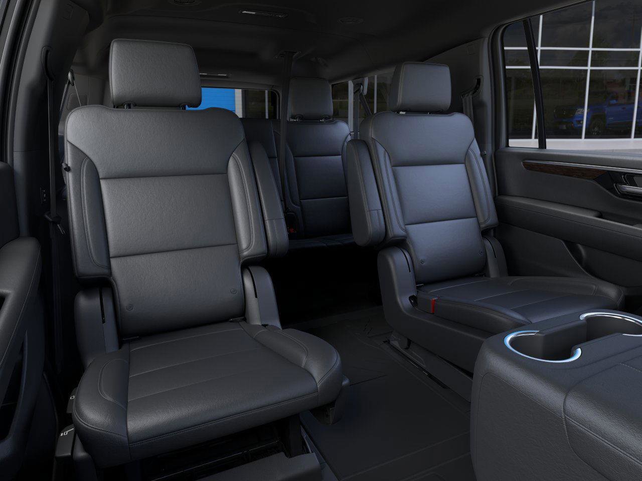 Luxury SUV interior third row